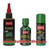 Browning Kit of 50 ml Quick Browning + Gunex Gun Oil and Universal Oil + Cold Degreaser