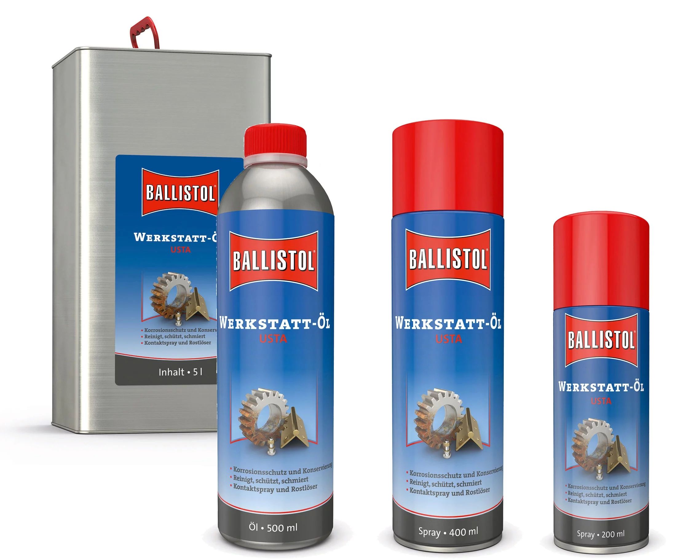 Special oil Ballistol®-spray, Grinding and vacuum grease, release agents, Cleaning, Care, Aids, Labware