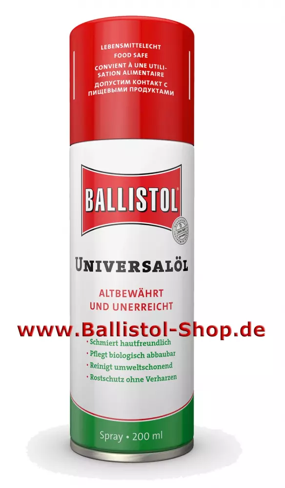 BALLISTOL Silikon-Öl – Spray 0,2 l - Waffenpflege & Pufferpatronen