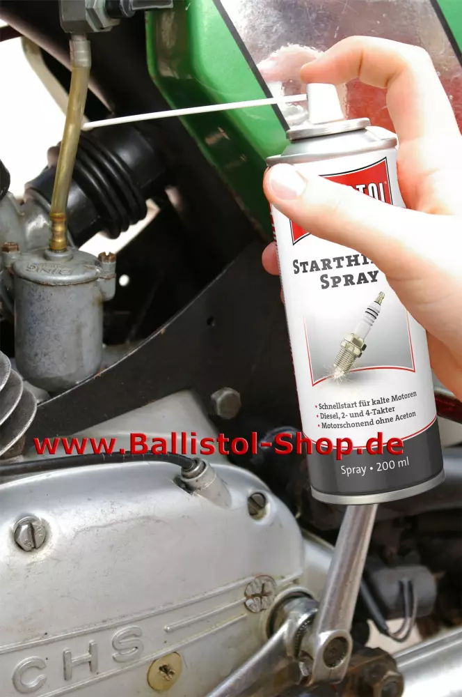 Starthilfe-Spray, 400ml Spraydose (Starthilfe bei Nässe, schwacher  Batterie, etc.)